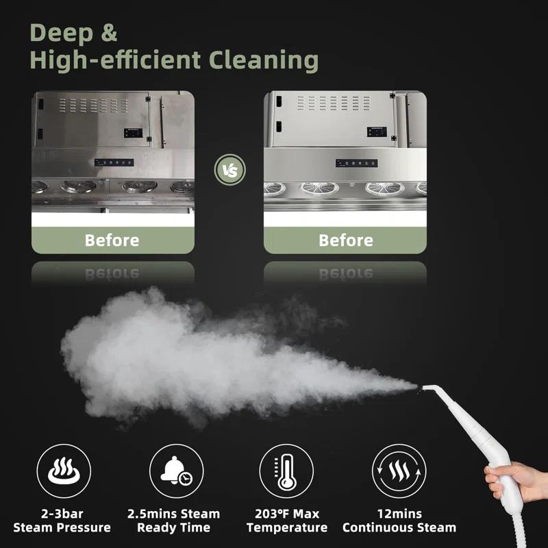 Costway ES10095US-LS Costway Bagless Steam Cleaner & Steam Mop