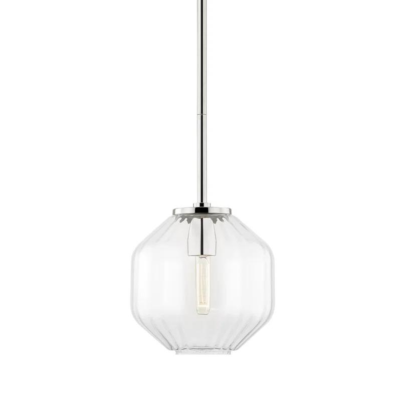 Belle Pendant Light - Polished Nickel