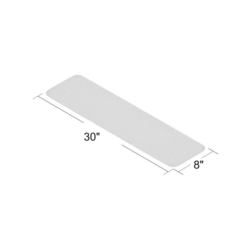 Lifesaver Non-Slip Rubberback Ribbed Design Indoor/Outdoor Stair Treads