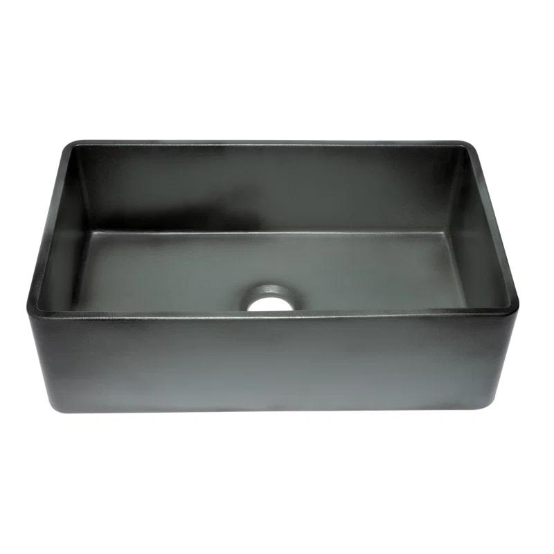 Alfi Brand ABCO3320SB 32'' L Farmhouse / Apron Single Bowl Fireclay Kitchen Sink