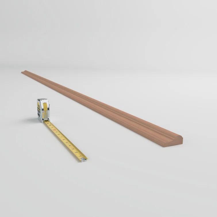 Ekena Millwork WM392 1"D x 2 3/8"W x 96"L Solid Wood Stain Chair Rail Molding