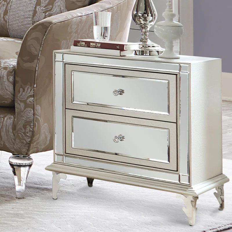 Hollywood Loft Upholstered Nightstand
