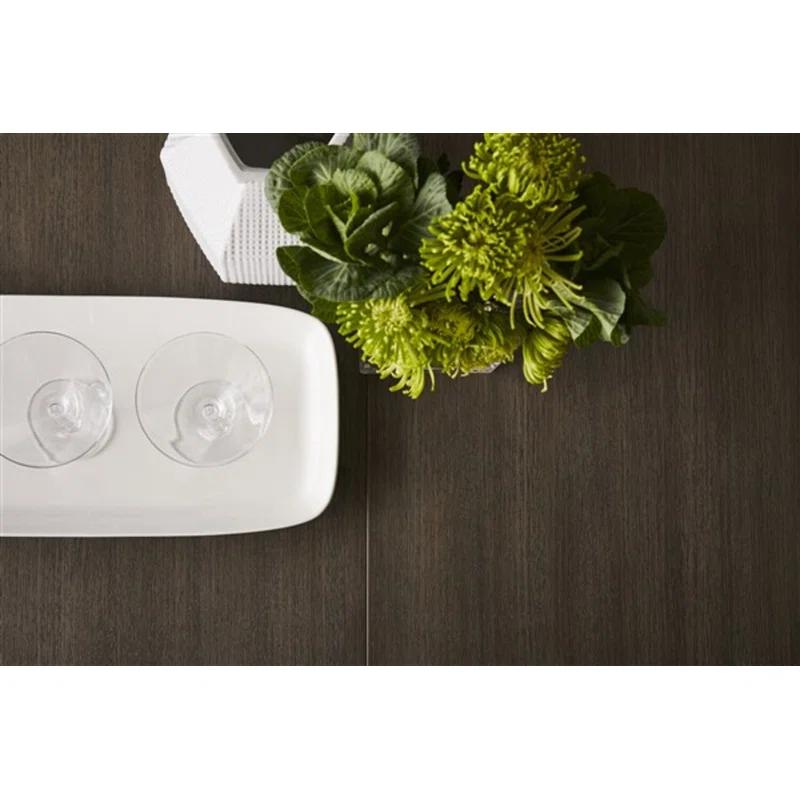 Vanguard Furniture Bradford Extendable Teak Solid Wood Pedestal Dining Table