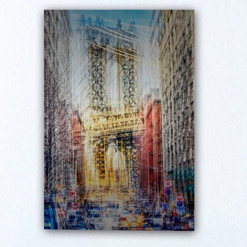 Marmont Hill "Chromatic City" Print on Metal