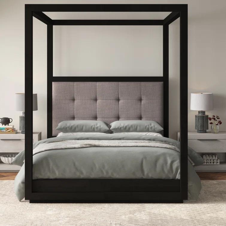 Eloise Upholstered Canopy Bed