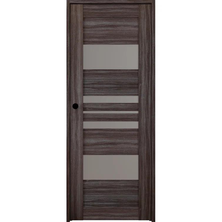 Belldinni Romi DIY-friendly Solid Manufactured Wood and Glass Prefinished Standard Single Prehung Door