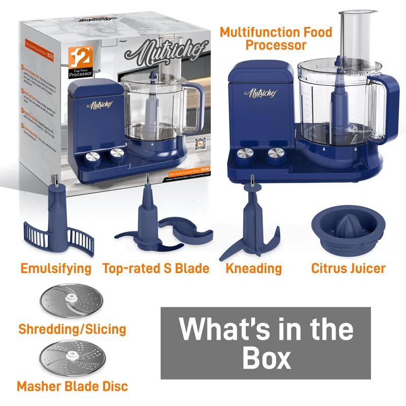 NutriChef NutriChef 12-Cup Multifunction Food Processor