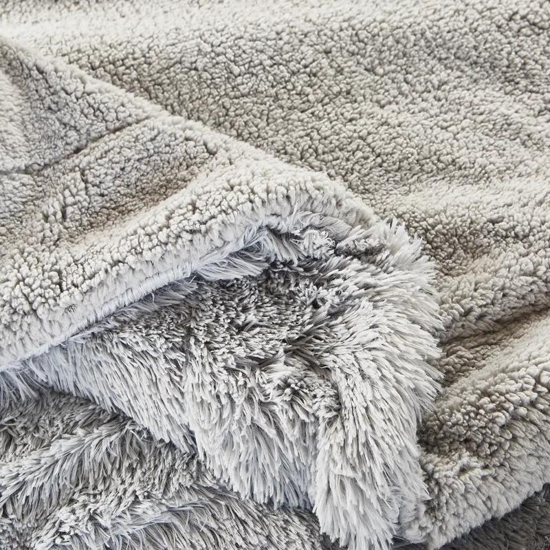 Chanasya Shaggy Shaggy Super Elegent Sherpa Long Fur Throw