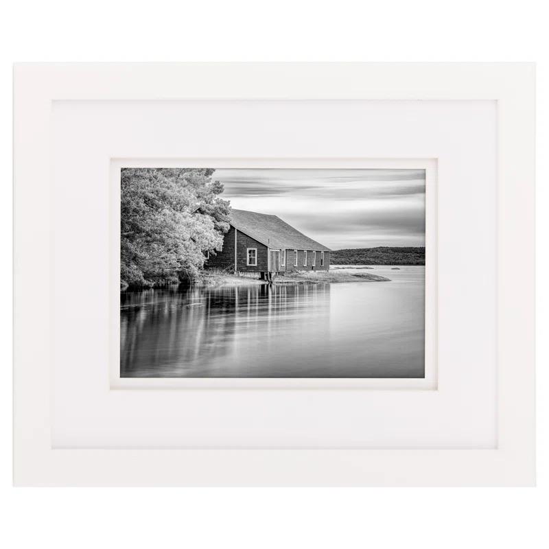 Gallery Solutions Wall Mount Or Tabletop Double Airfloat  Mat Picture Frame