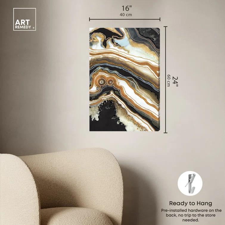 Art Remedy Black and Gold II