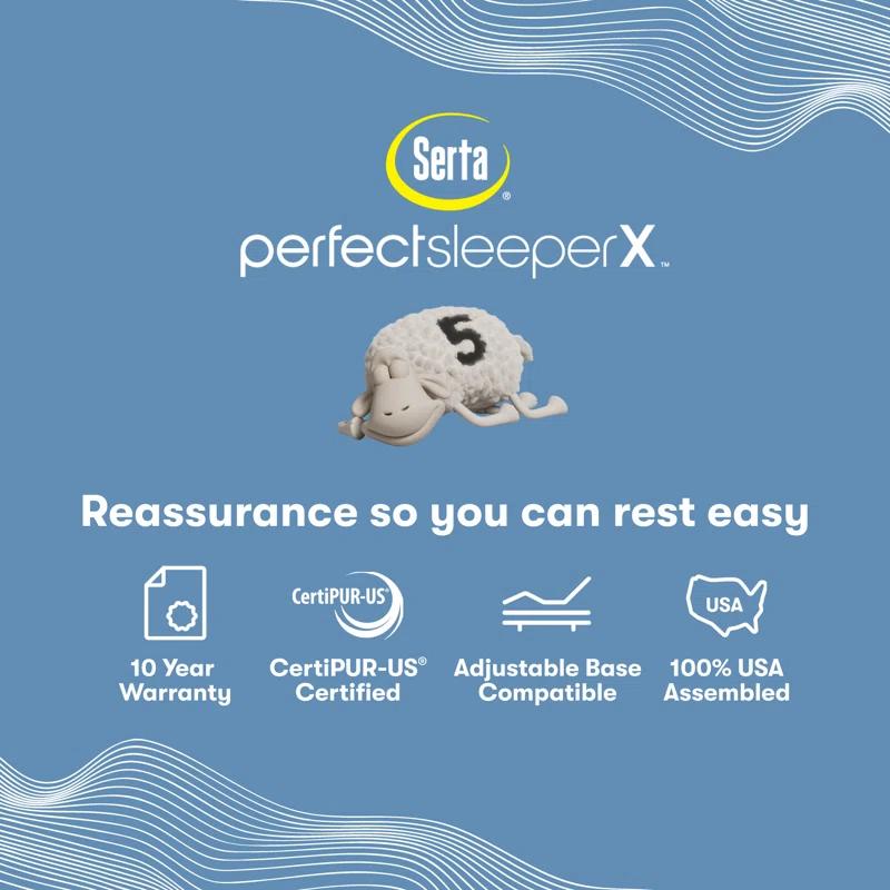 Serta Perfect Sleeper X Knox Firm 13.5" Hybrid Mattress
