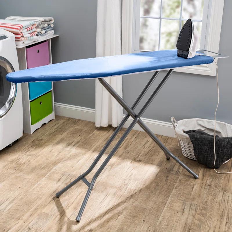 Seymour Home Products Seymour Home Products Adjustable Height 4 Leg Ironing Board with Mesh Top and Iron Rest