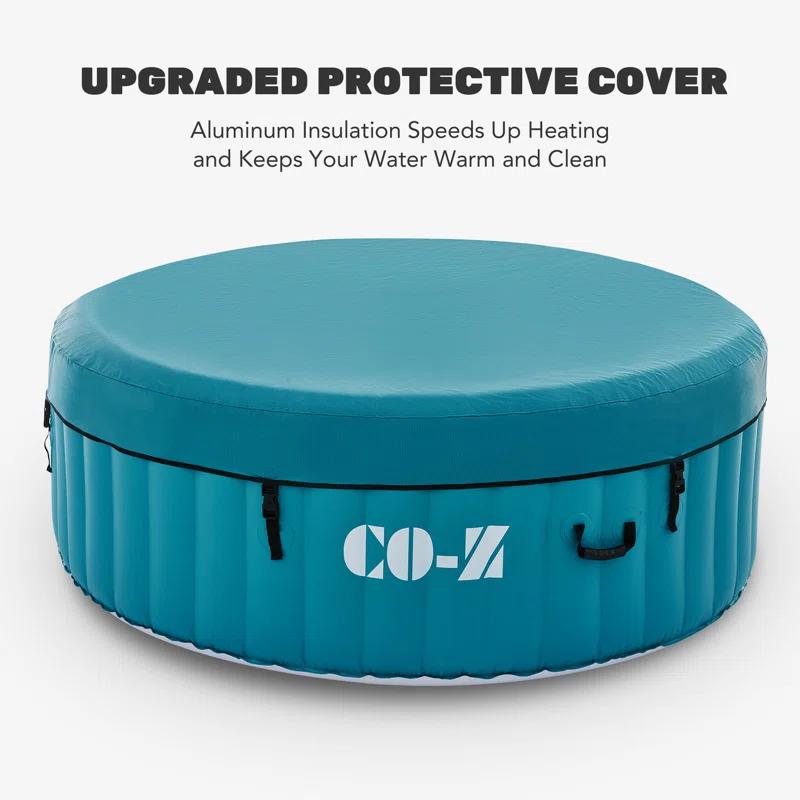 CO-Z 2-4 - Person 120 - Jet Vinyl Inflatable Hot Tub
