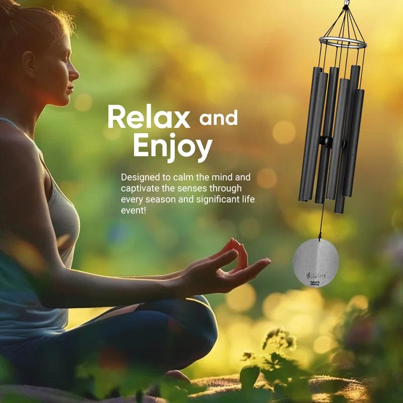 Nature's Melody Tuned 6-Tube Outdoor Wind Chimes
