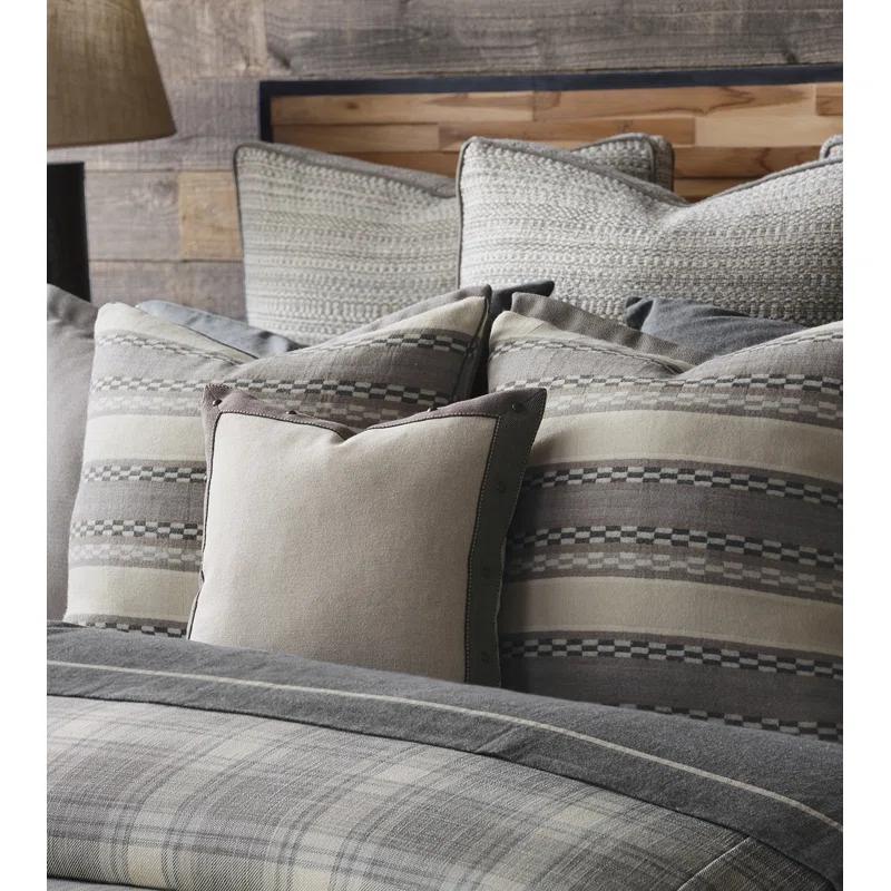 Eastern Accents Telluride Striped Wool Blend Reversible Throw Pillow
