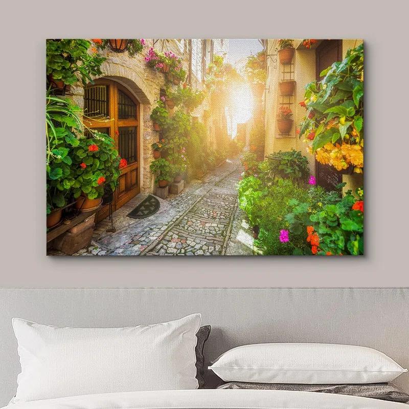 IDEA4WALL Architecture Building " Floral Botanical Garden Italian Cityscape Nature Wilderness "