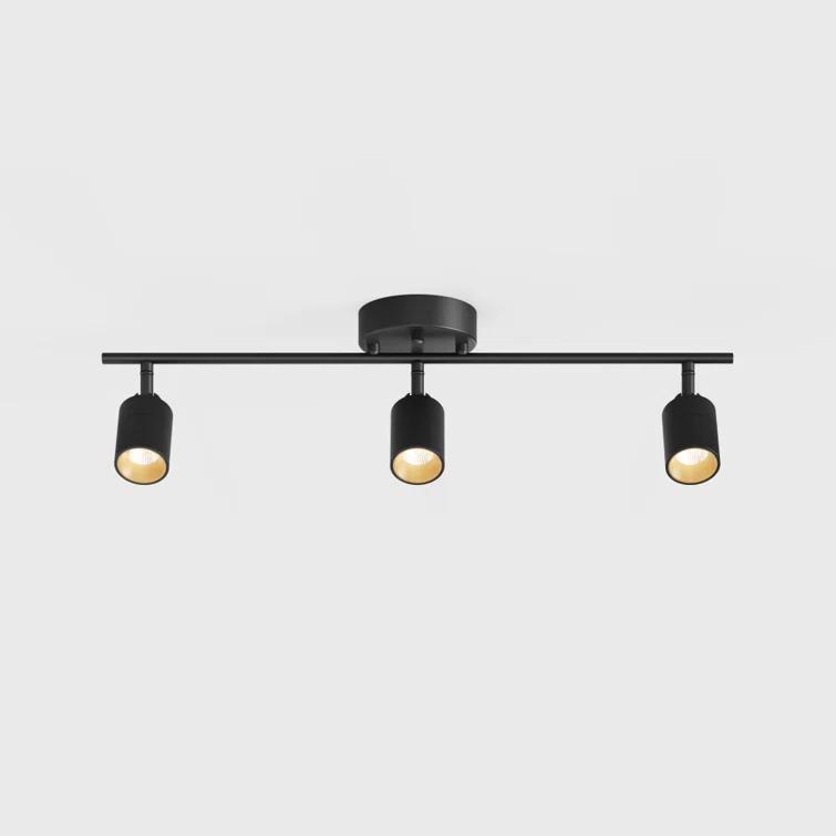 Vidalite Shura 3-Light Integrated LED Track Light with Rotatable Heads, 2 ft. Fixed Track Lighting Kit, 3000k, 1470 Lumens