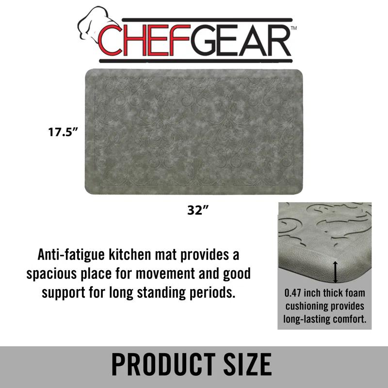 Chef Gear Embossed Soothing Comfort Anti-Fatigue Mat