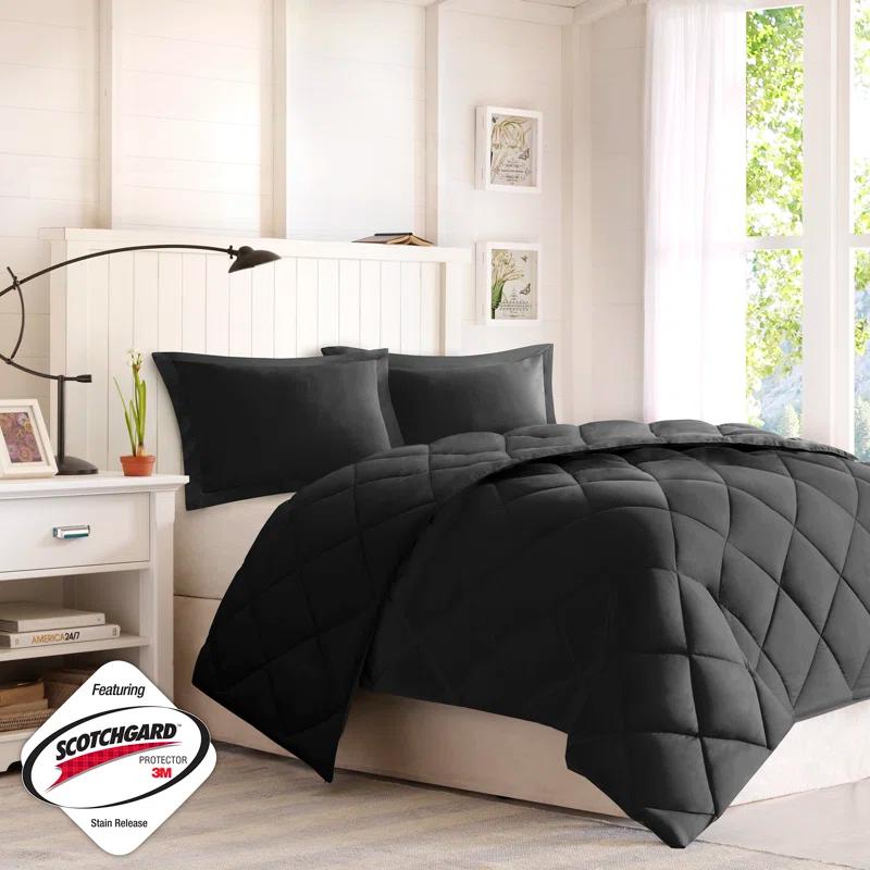Madison Park Essentials 3M Scotchgard Reversible Down Alt Comforter Set
