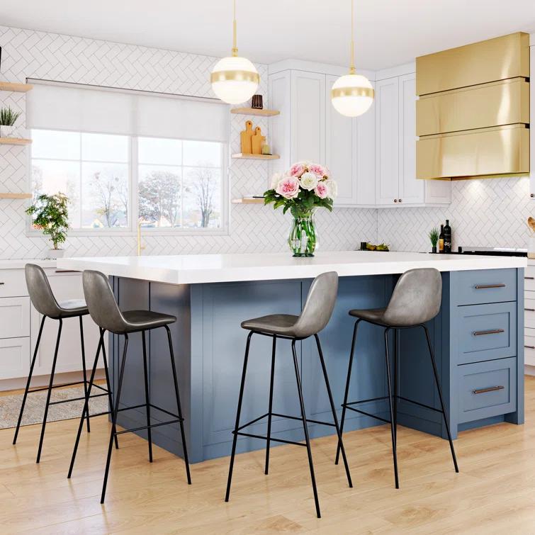 Kody Vegan Leather Bar & Counter Stool (Set of 2)