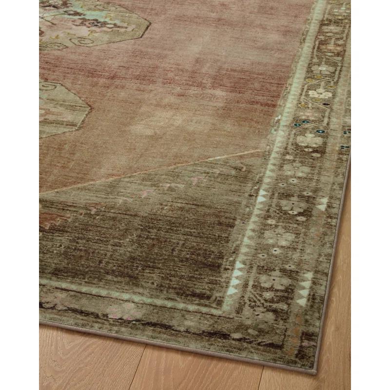 Magnolia Home by Joanna Gaines x Loloi Magnolia Home By Joanna Gaines X Loloi Sinclair Machine Washable Clay / Tobacco Area Rug