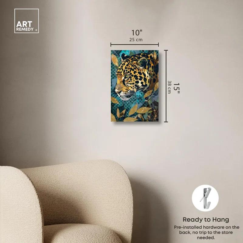 Art Remedy Enter Cheetah Canvas Miami Inspired Art Prints by Art Remedy