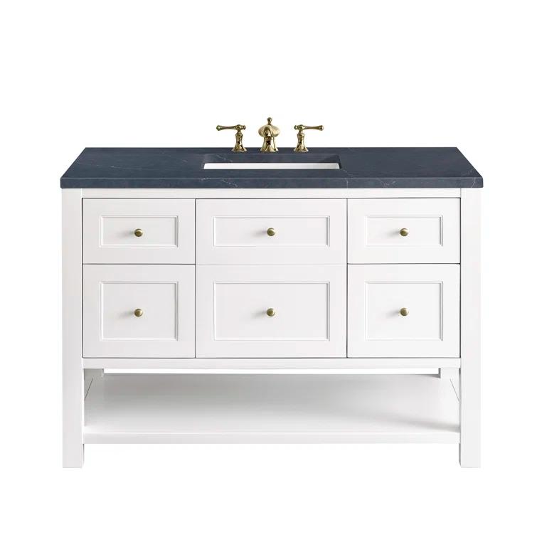 James Martin Vanities Breckenridge 48'' Single Bathroom Vanity with Top