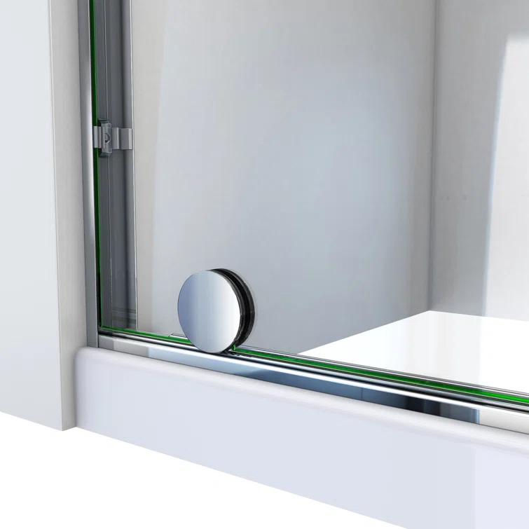 DreamLine Harmony 56 - 60 in. W x 58 in. H Semi-Frameless Tub Door with ClearMax™ Technology SDHA60W760VXX09