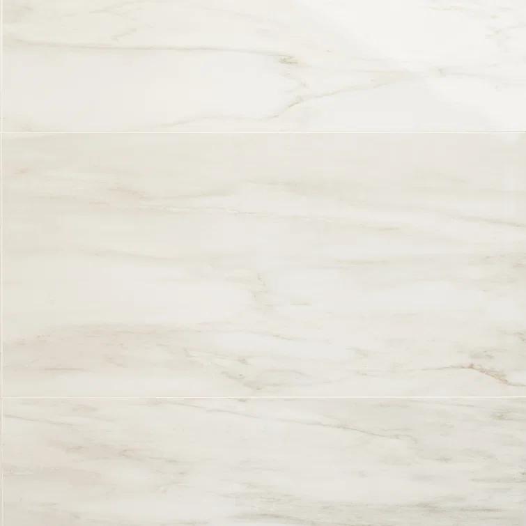 Bond Tile 12" x 24" Polished Marble Look Porcelain Floor and Wall Tile