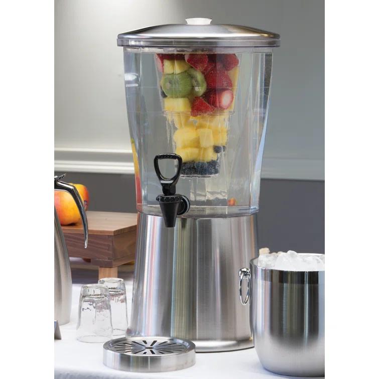 Service Ideas Service Ideas Beverage Dispenser with Optional Infuser Tube, NSF Certified