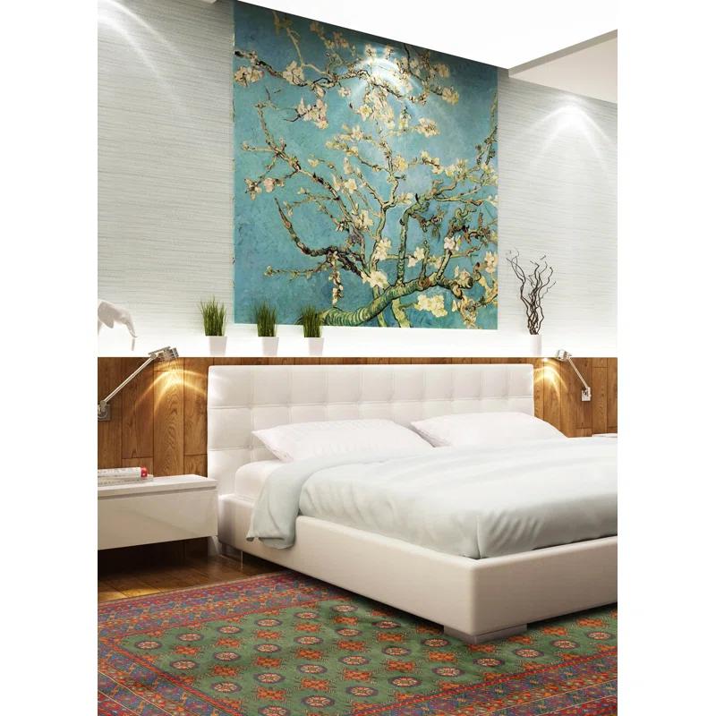 Bloomsbury Market One-of-a-kind Hand-knotted Kargahi Green 5'6" x 8'0" Wool Rug