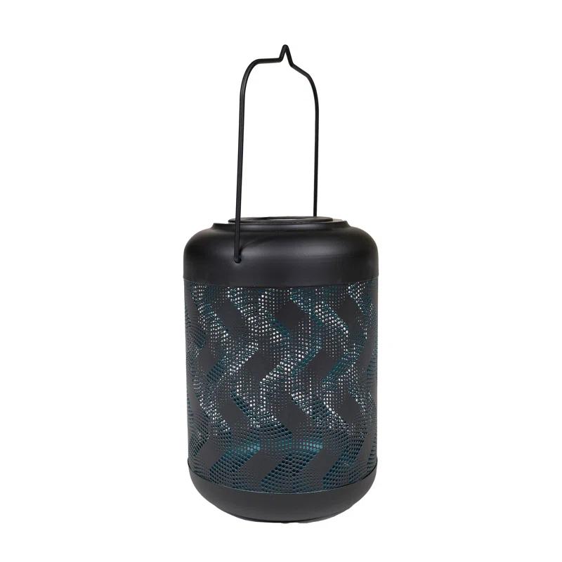 Hi-Line Gift Ltd. Solar Wave Metal Lantern & Reviews | Wayfair
