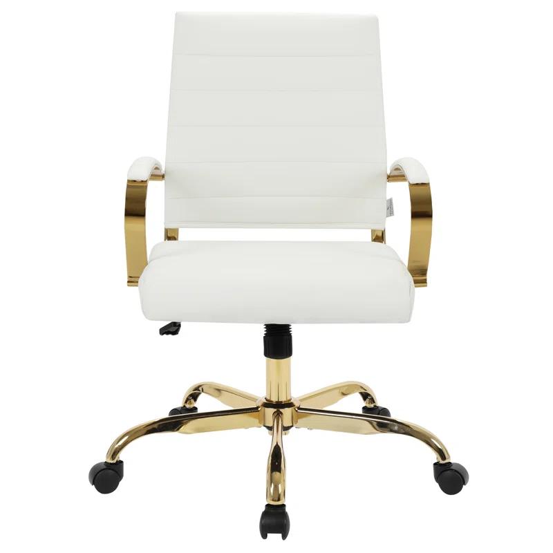Everly Quinn Naudain Leather Office Conference Chair Modern Executive Meeting Room Chairs