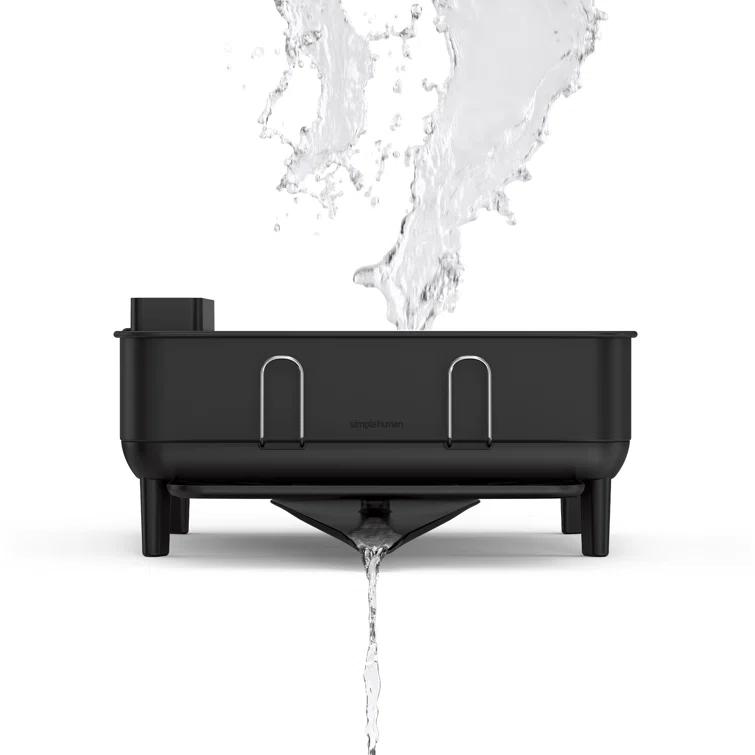 Simplehuman Black Compact Steel Frame Dishrack