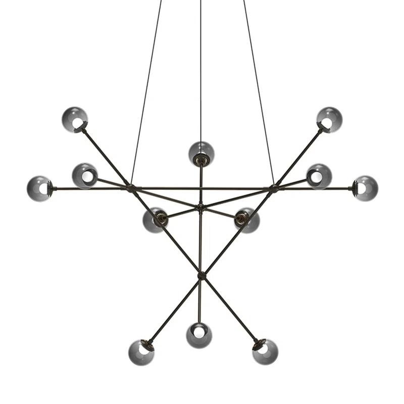 SONNEMAN Proton™ 12 - Light Dimmable LED Sputnik Sphere Chandelier