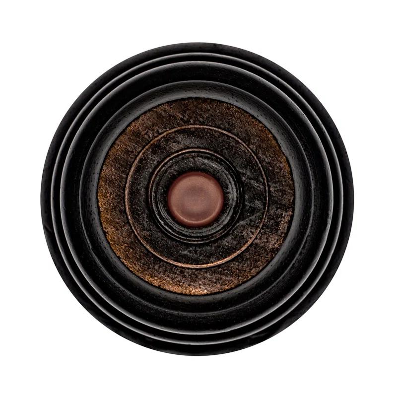 Architectural Products by Outwater L.L.C. 6 in x 4 in Solid Hardwood Round Bun Foot - 1 Piece