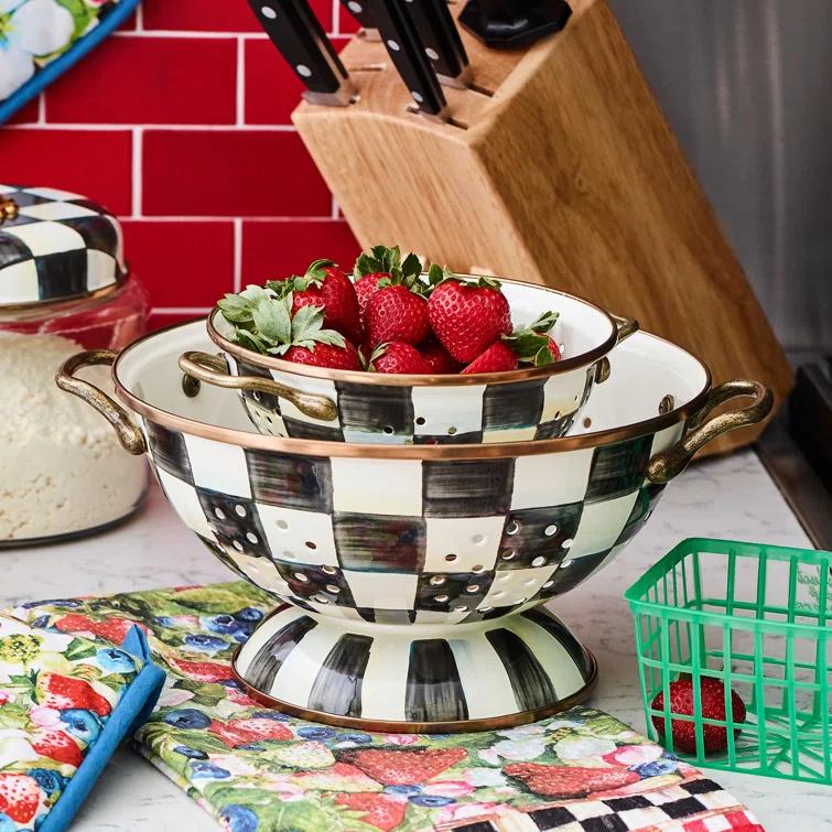 MacKenzie-Childs Large Colander