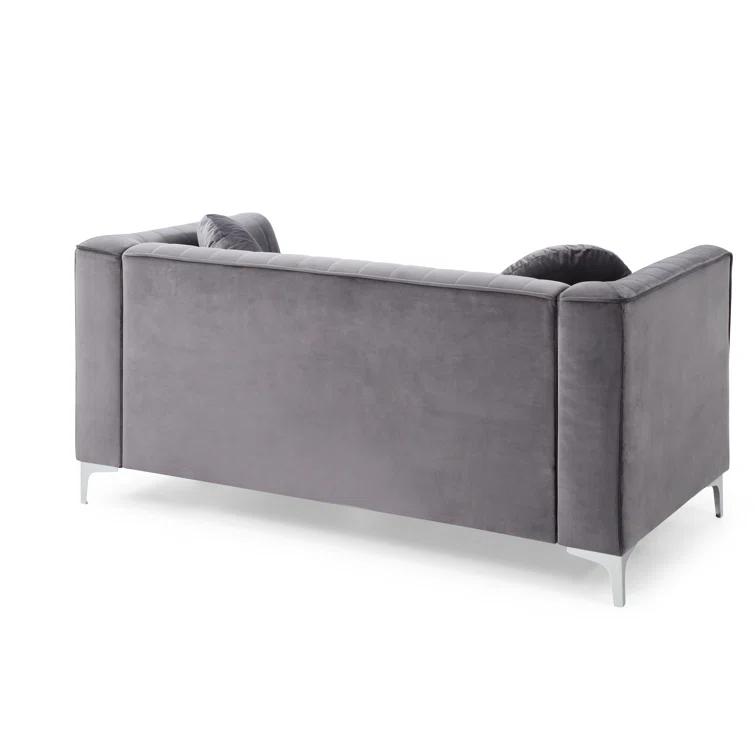 Glory Furniture Bailey 65'' Velvet Loveseat
