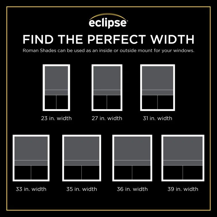 Eclipse Blackout Roman Shade