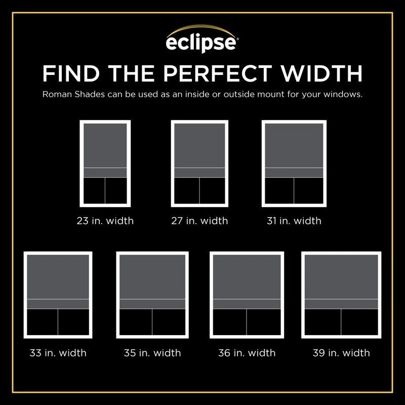 Eclipse Blackout Roman Shade