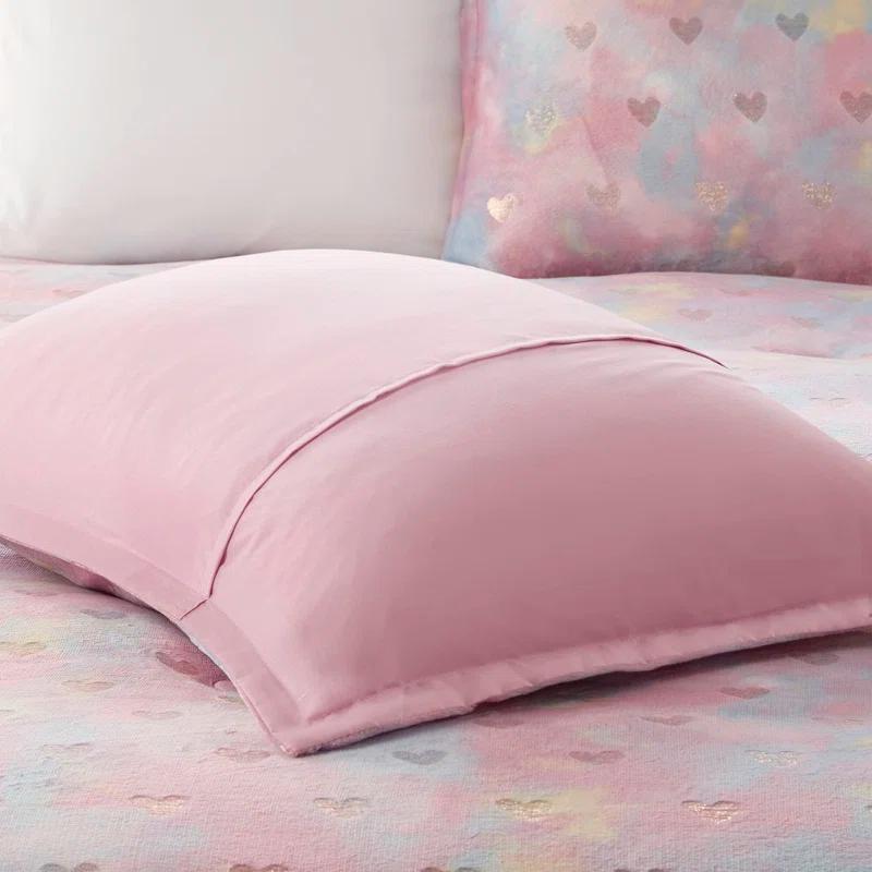Mi Zone Rosalie Metallic Printed Plush Comforter Set