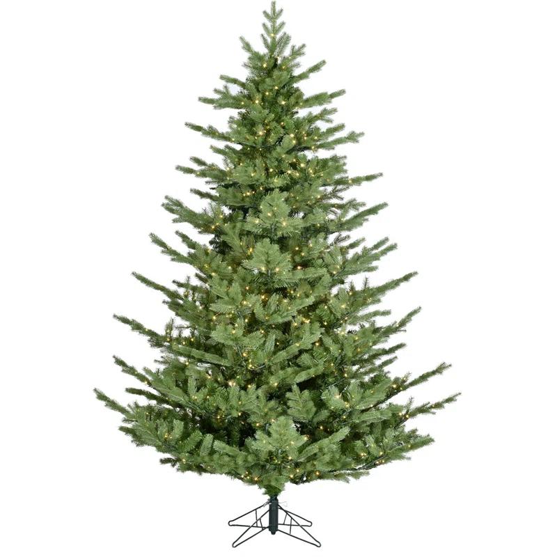 Fraser Hill Farm Fraser Hill Farm Prelit Foxtail Pine Artificial Christmas Tree with Stand and Remote Control