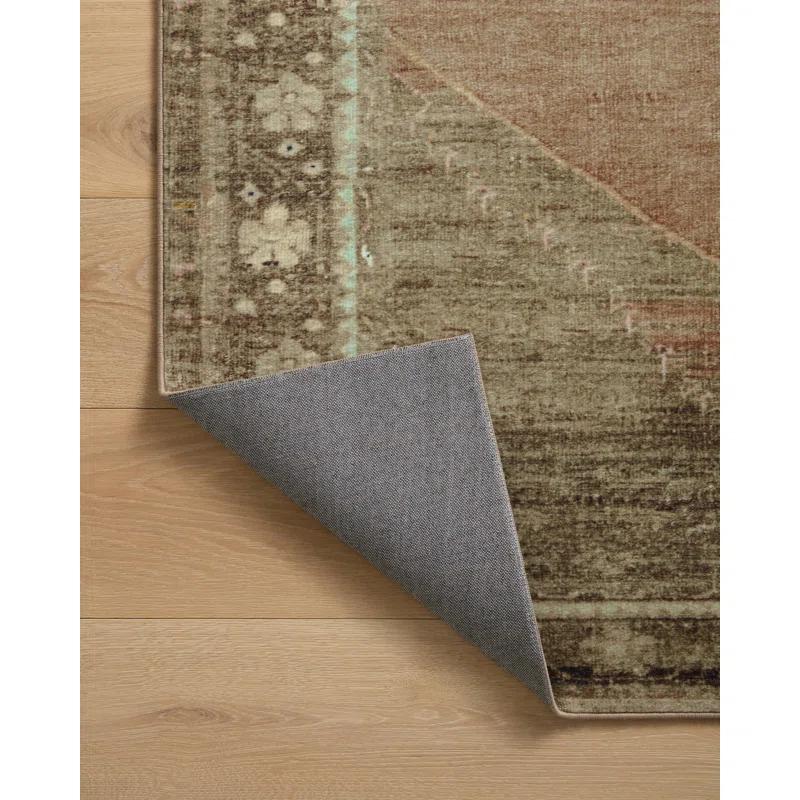 Magnolia Home by Joanna Gaines x Loloi Magnolia Home By Joanna Gaines X Loloi Sinclair Machine Washable Clay / Tobacco Area Rug