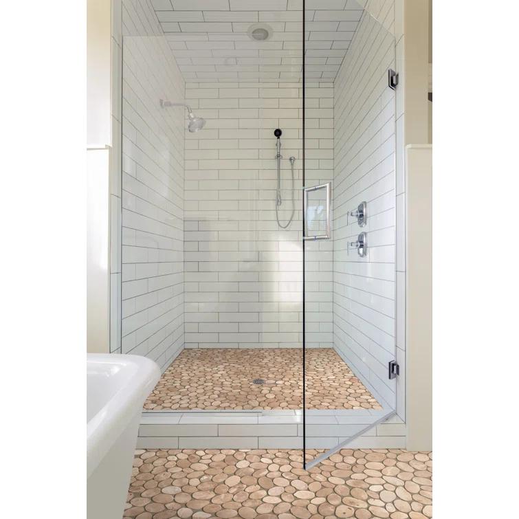 Cruz Bay Studio Natural Stone Pebbles Mosaic Wall & Floor Tile