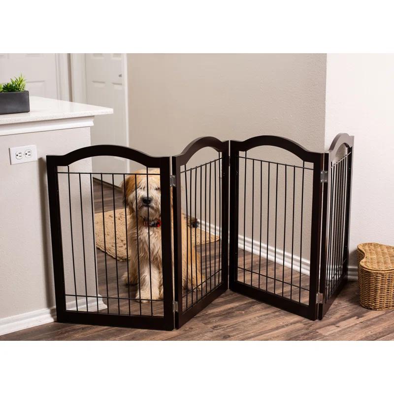Wood Free Standing Pet Gate
