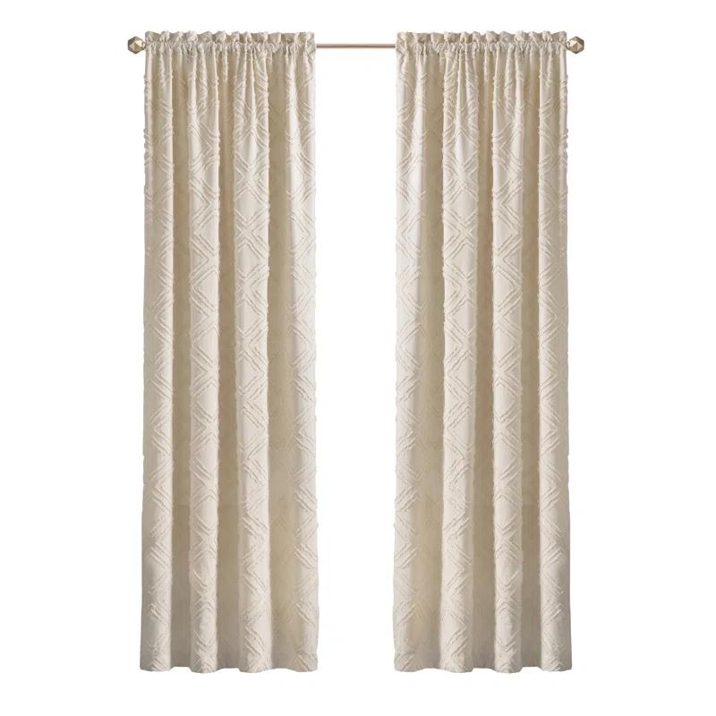 Achim Importing Co Polyester Semi Sheer Curtain Single Panel