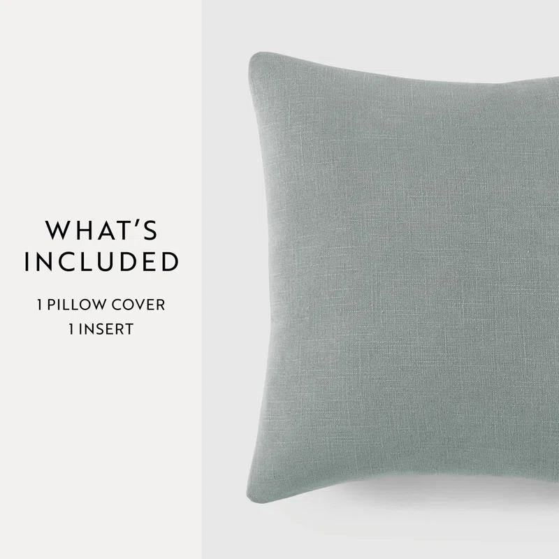 Becky Cameron Solid Cotton Throw Pillow