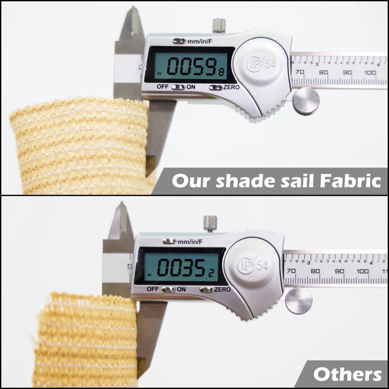 Royal Shade Royal Shade Rectangle Shade Sail With Hardware Kit