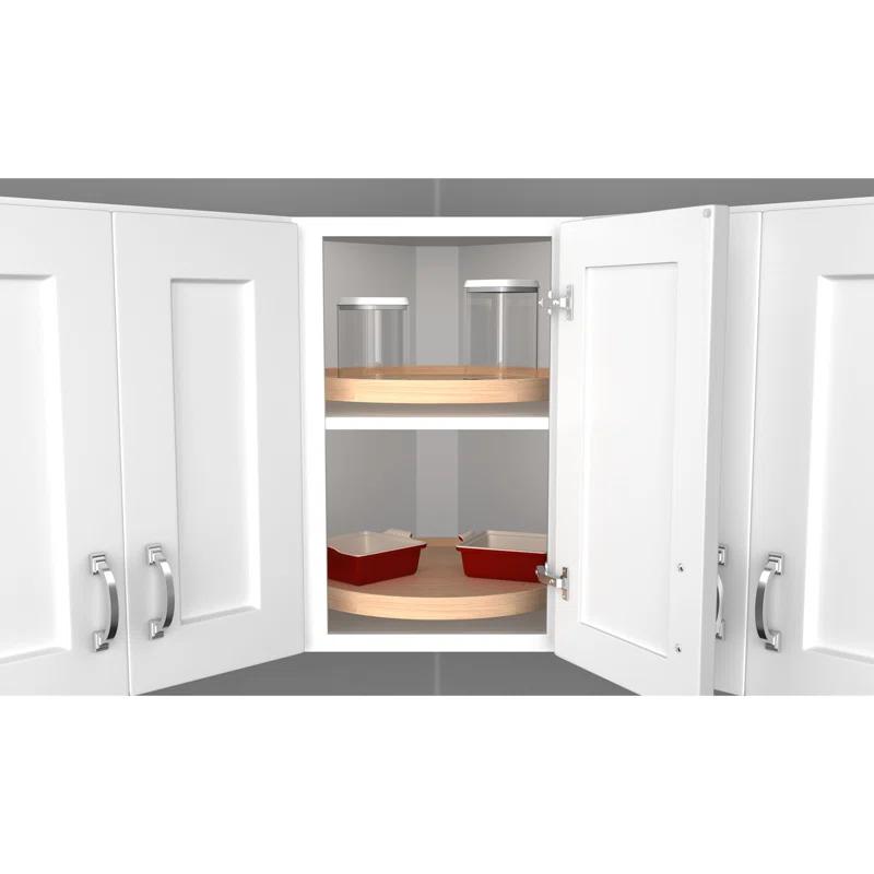 Rev-A-Shelf Rev-A-Shelf Lazy Susan Wooden Circle 1-Shelf w/Swivel Bearings