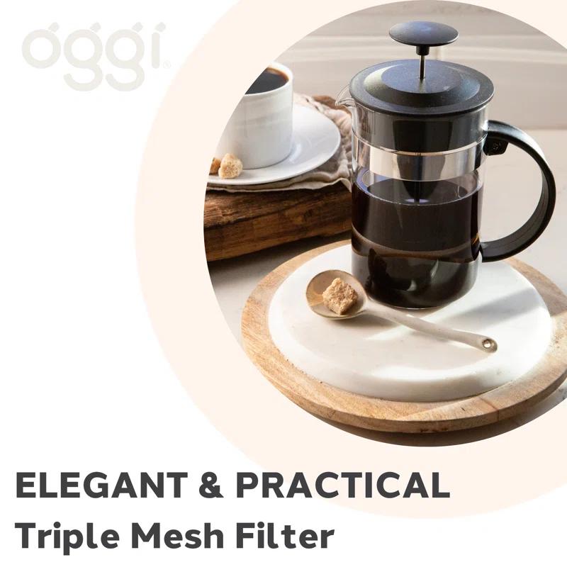 OGGI 6647.3 Triple Mesh Filter French Press
